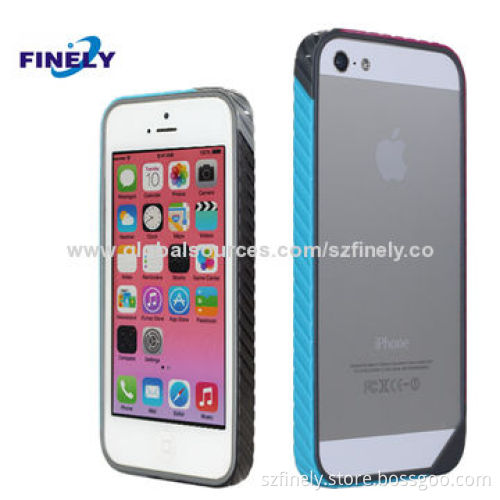 Ultra-thin Bumper Cases for iPhone 5/5S, Double Injection, Very Lightweight and Simple